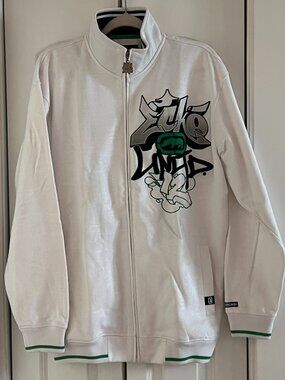 Graffiti Track Jacket from Echo Unltd Writings All Wrong Design Series